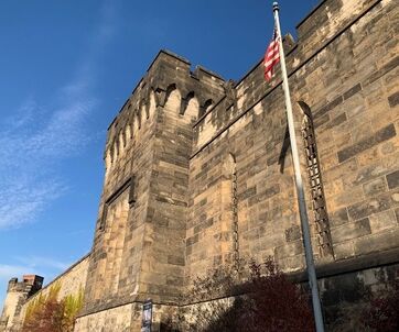 Outside of Eastern State Penitentiary